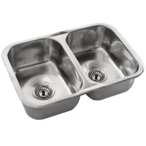 PILETA ACERO DOBLE VESTA 304