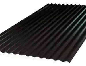 CHAPA PREPINTADA NEGRA ACANALADA X MT