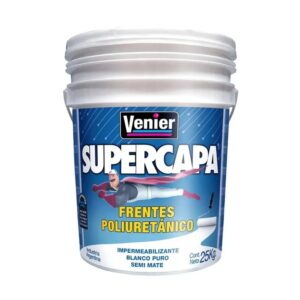 SUPERCAPA FRENTES POLIURETANICO VENIER BLANCO 25KG