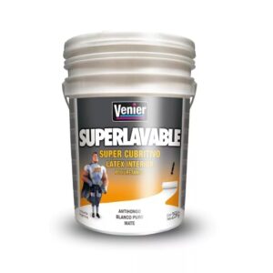 LATEX SUPERLAVABLE INTERIOR VENIER BLANCO 25KG