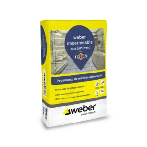 PEGAMENTO WEBER IMPERMEABLE CON CERESITA 25KG