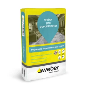PEGAMENTO WEBER PRO PORCELLANATO 25KG