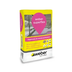 PEGAMENTO WEBER SUPERFLEX 25KG